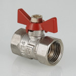 Кран шар. COMPACT, рукоятка бабочка 1/2" вн.-вн.